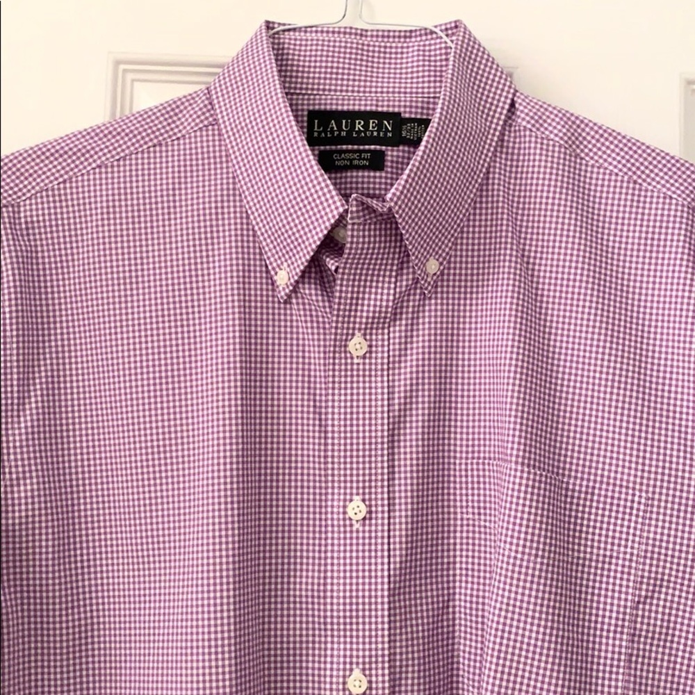 Ralph Lauren Purple Dress shirt. 16.5 32/33
